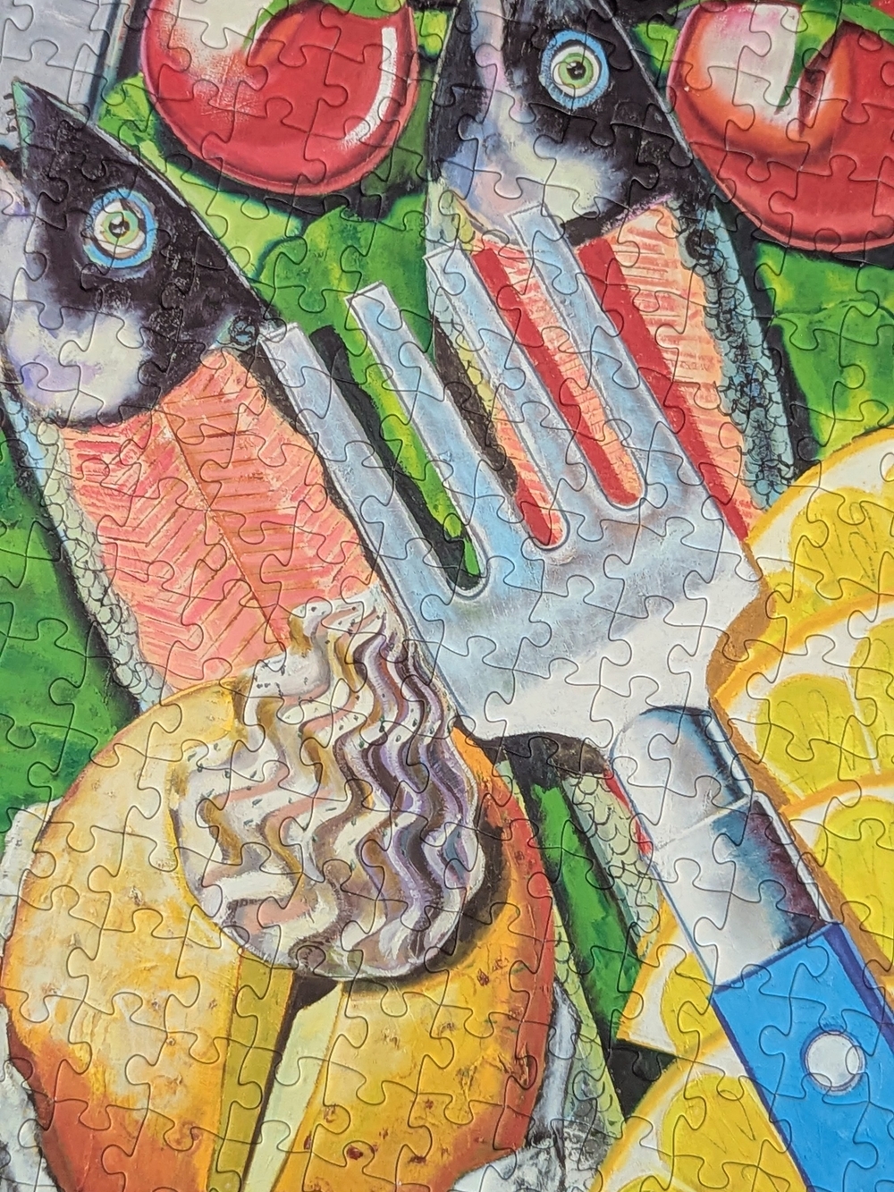 Parkside Fork 1000 Piece Square Puzzle Kristof Santy Parkside - Picture 3 of 7